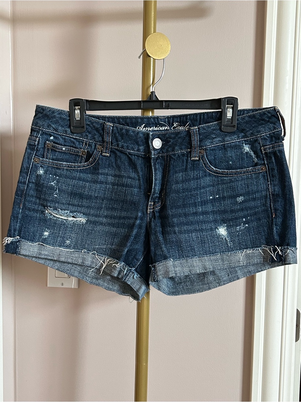 NWOT American Eagle Shortie Jean Shorts(size 10)